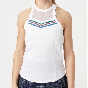 Lucky in Love White Tank Top